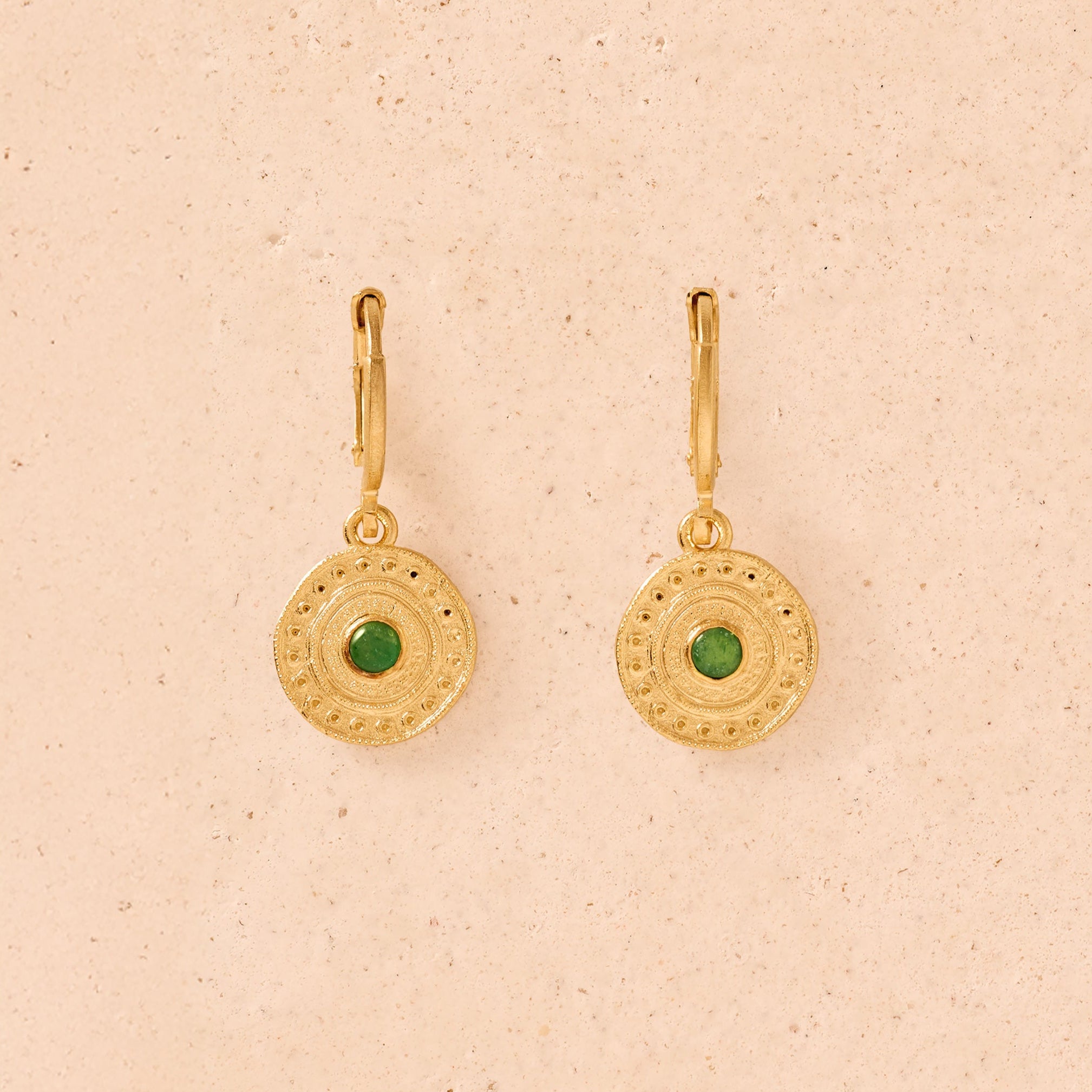 Alba Green Earrings