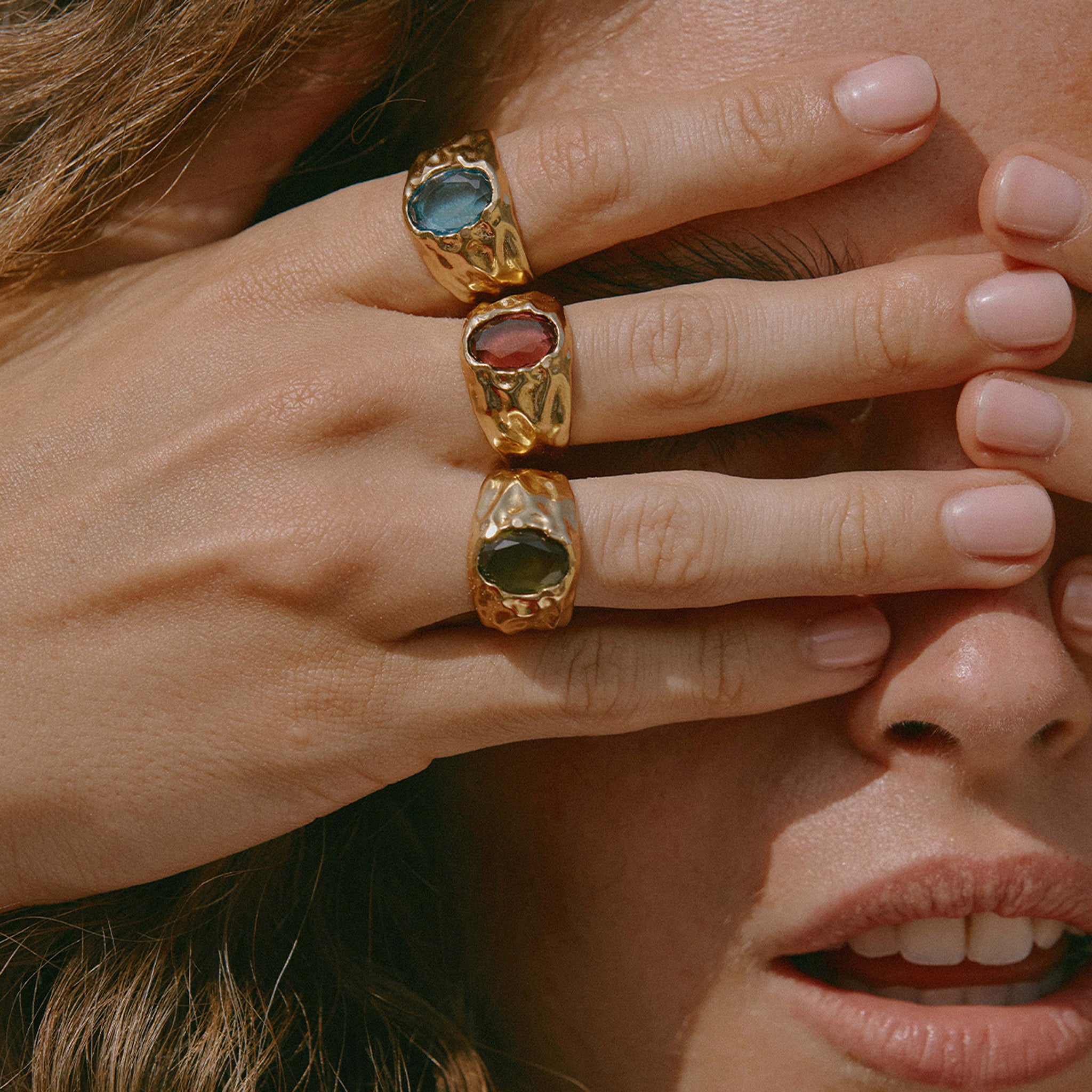 Carmen Dark Green Ring