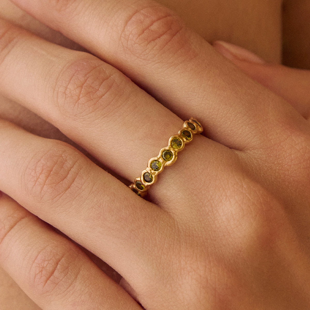 Amélia II Dark Green Ring