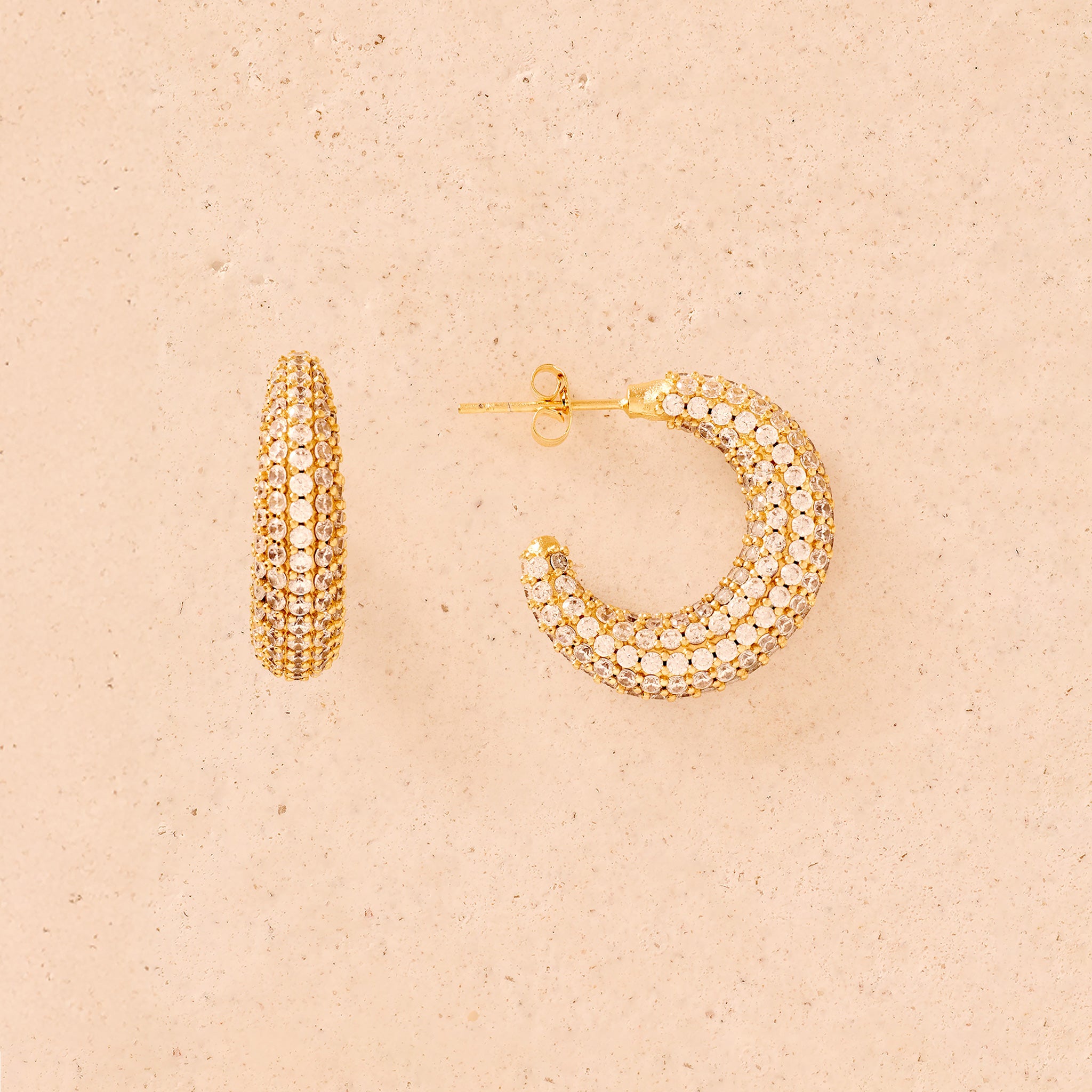 AUREA. Pavé Hoop Ring & Hoop Ring フォトカ付 AUREA. Pavé Hoop Ring & Hoop Ring フォトカ付 Agapée - Aura Pavé