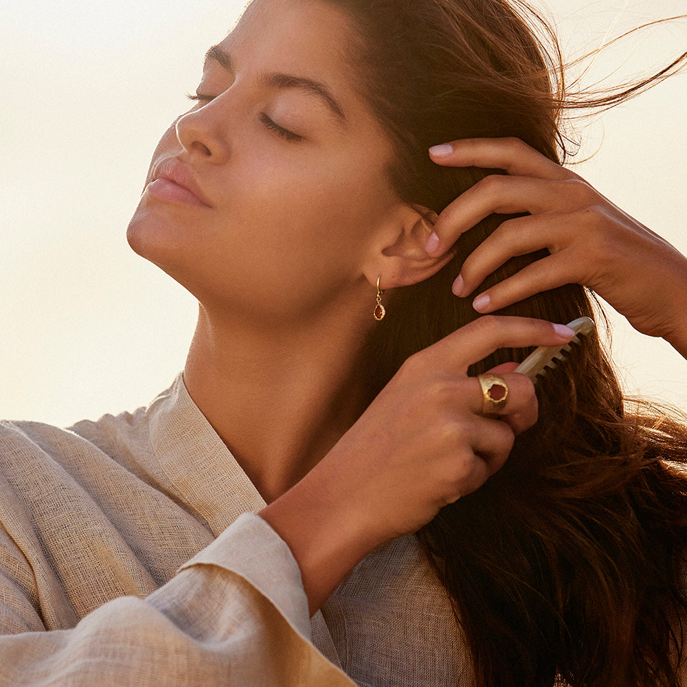 Lysia Rosewood Earrings