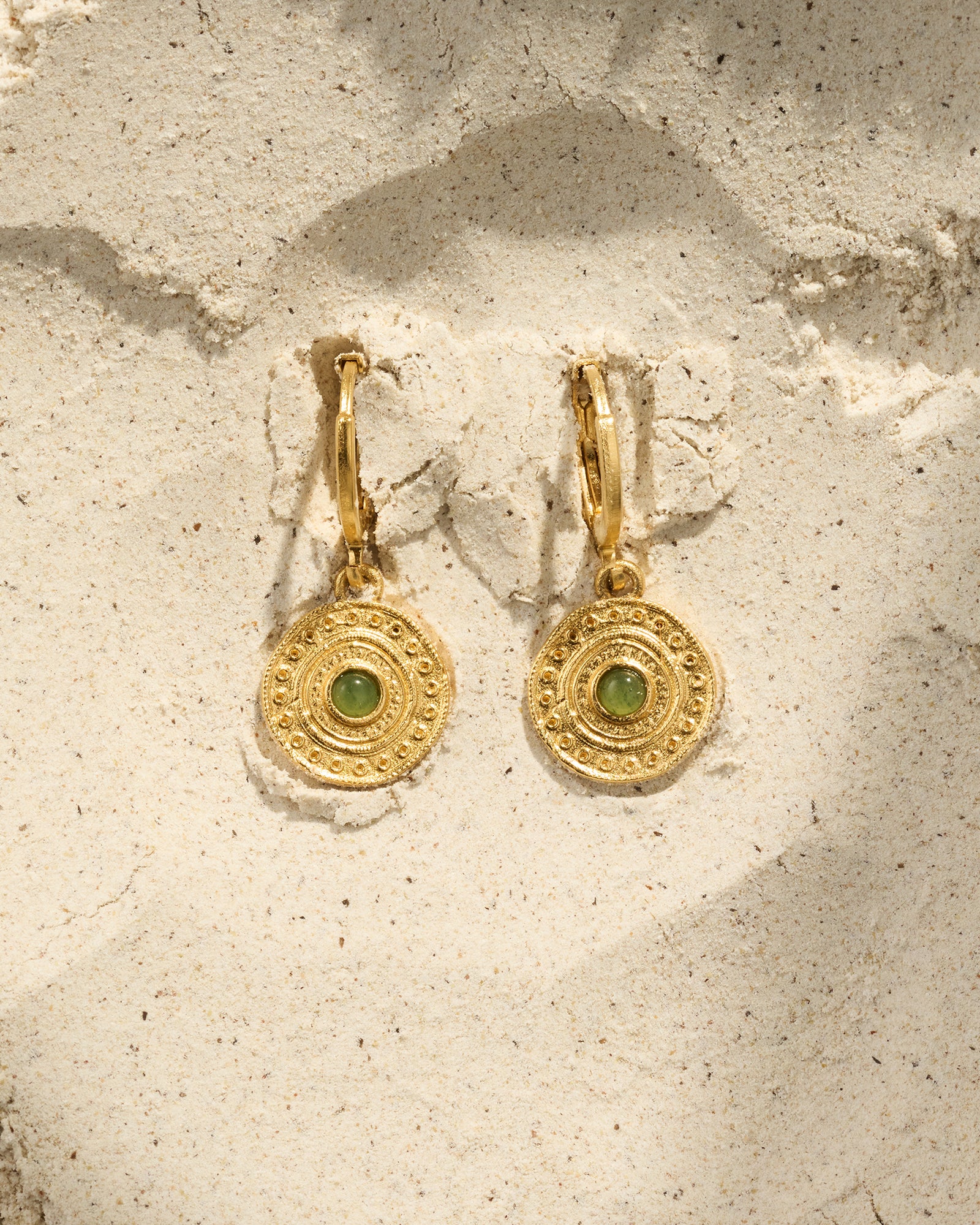 Alba Green Earrings