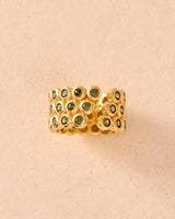 Anello Amélia Trio Verde Scuro