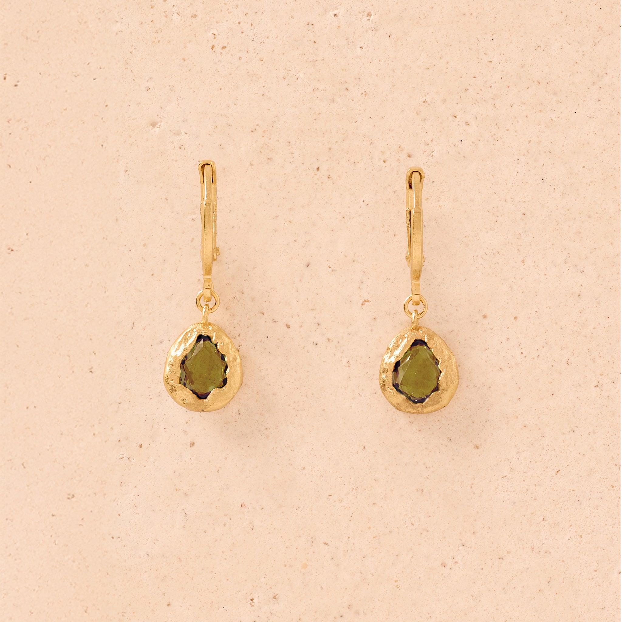 Lysia Dark Green Earrings