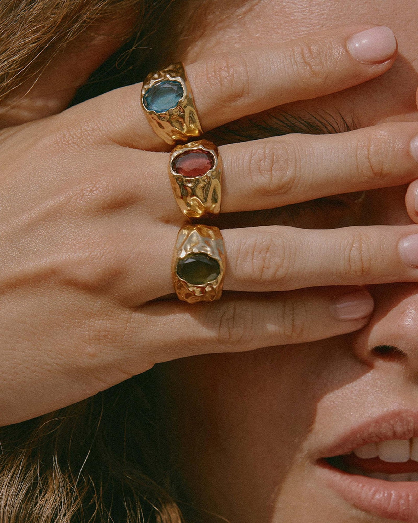Carmen Dark Green Ring