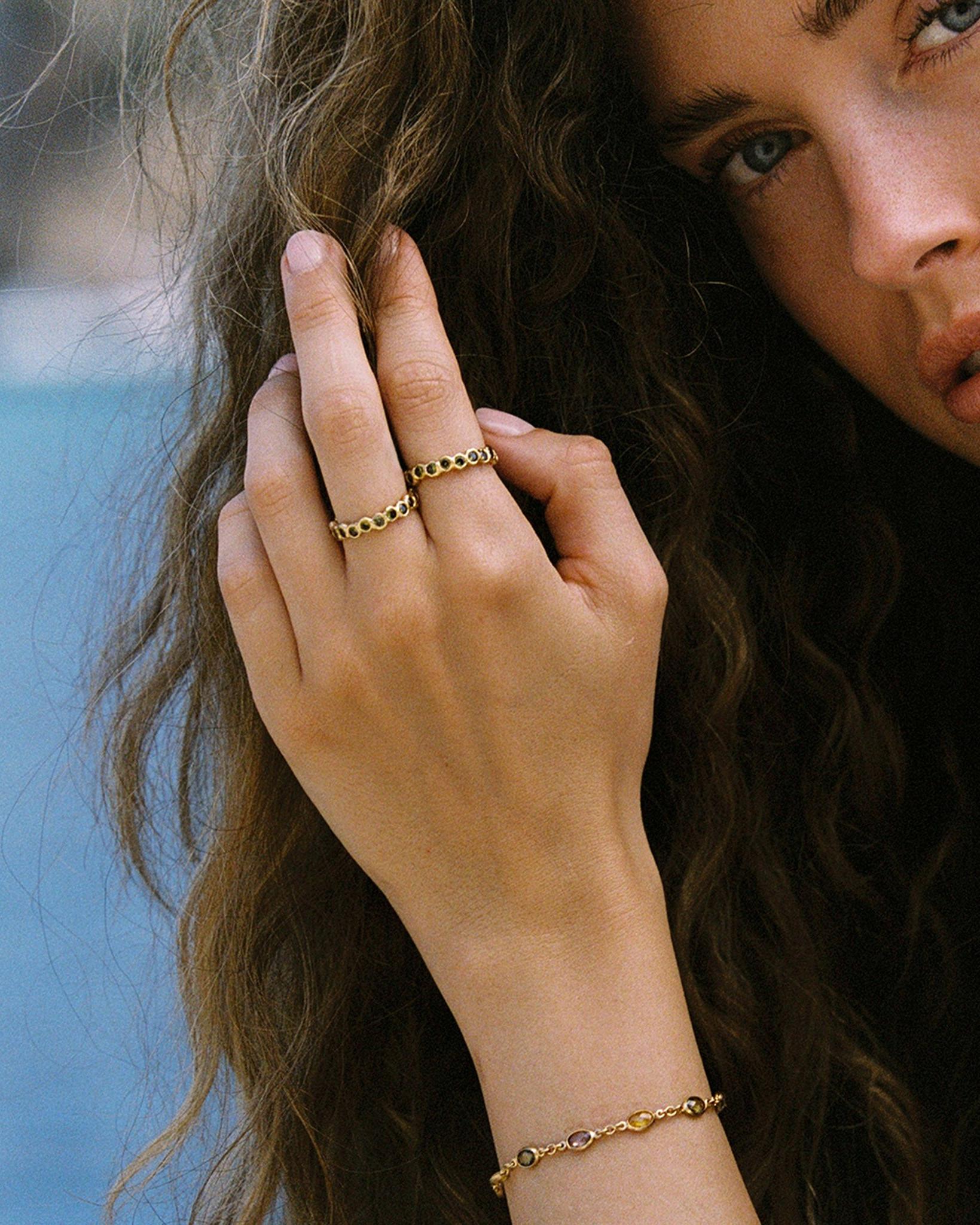 Anillo Amélia II Verde Oscuro