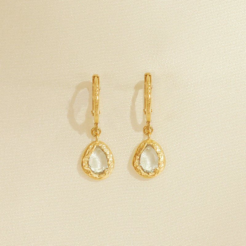 Lysia Blue Long Earrings