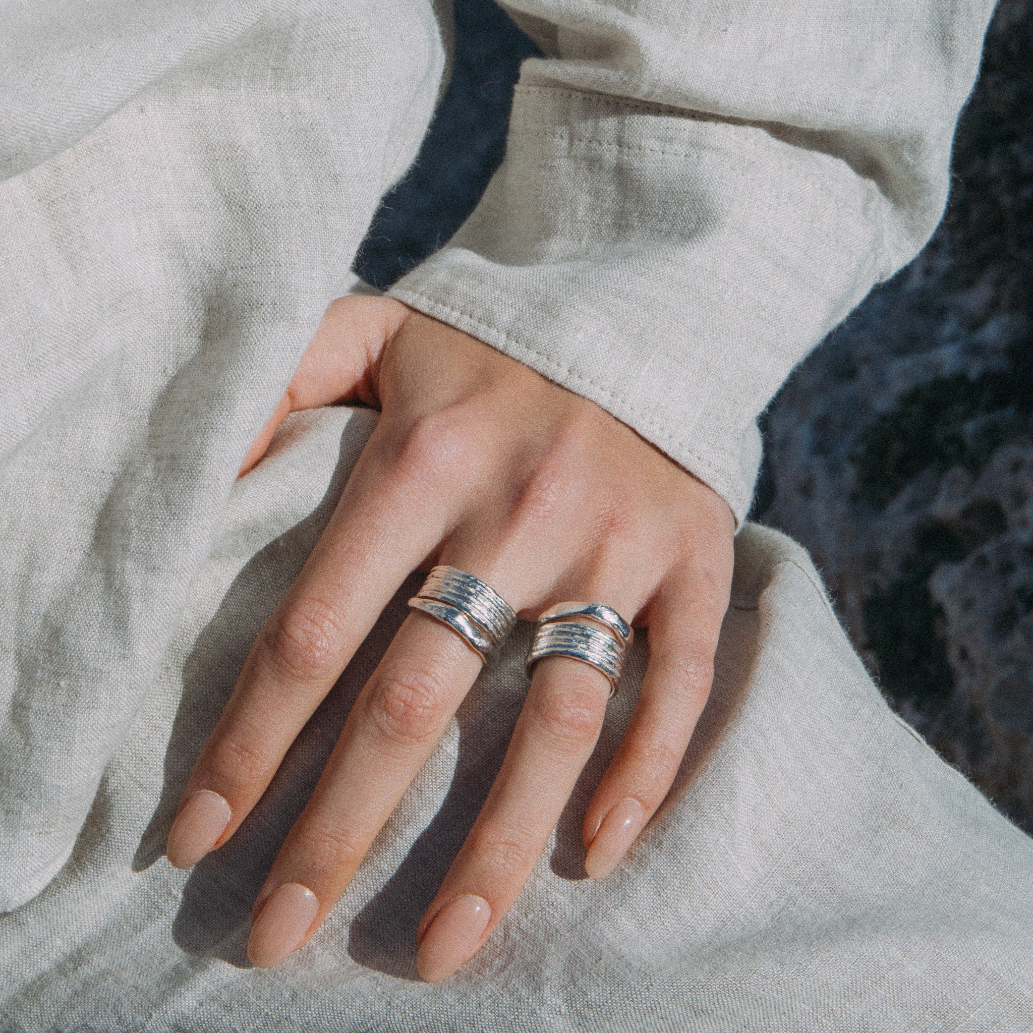 Zéphir Silver Ring