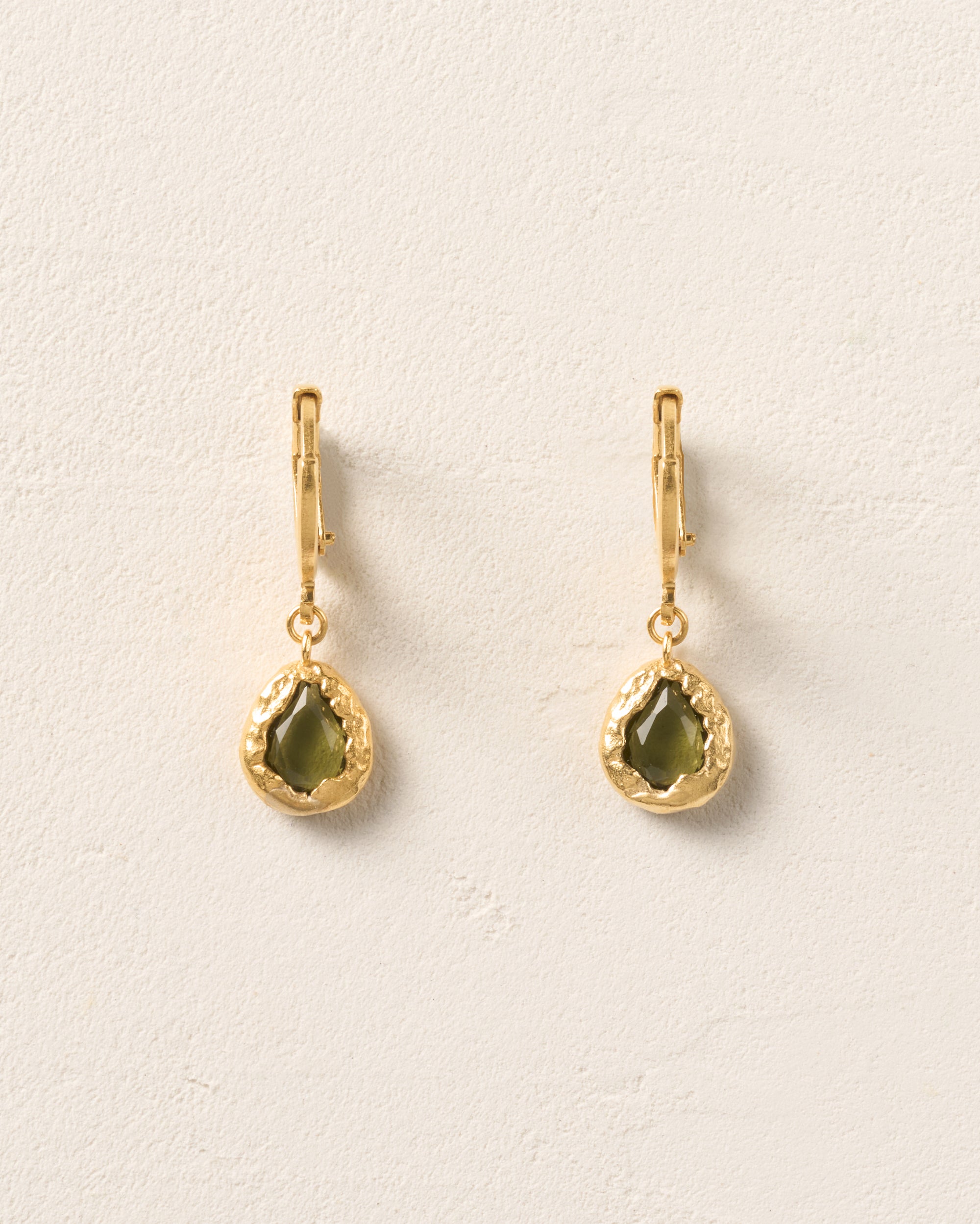 Boucles Lysia vert foncé