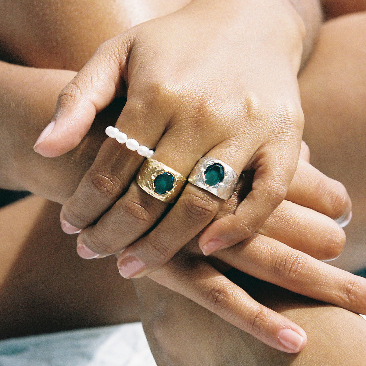 Bague Carmen Bleue Argent