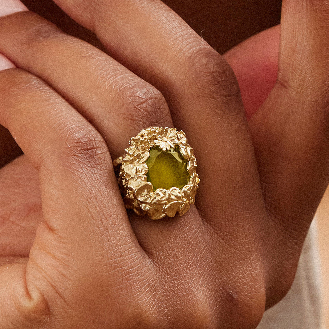 Bague Hespé Verte