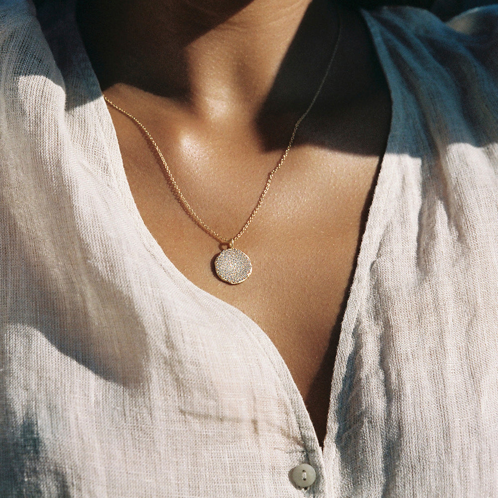 Collier Luna Pavé