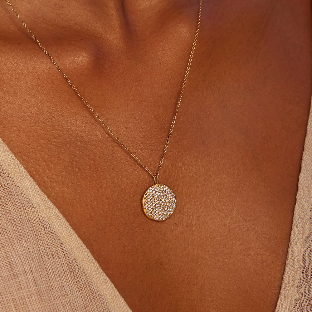 Collier Luna Pavé