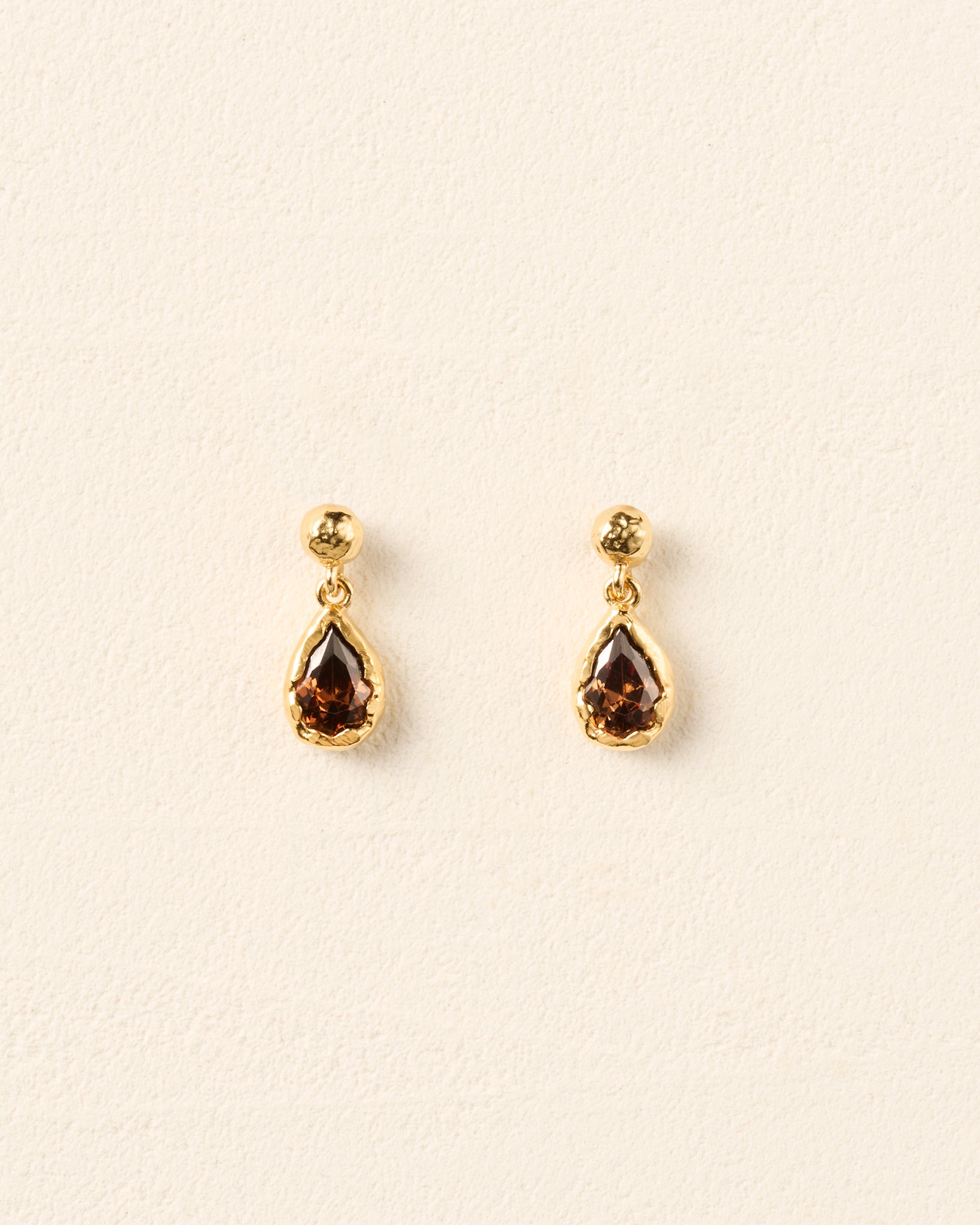 Lyséa Brown Earrings