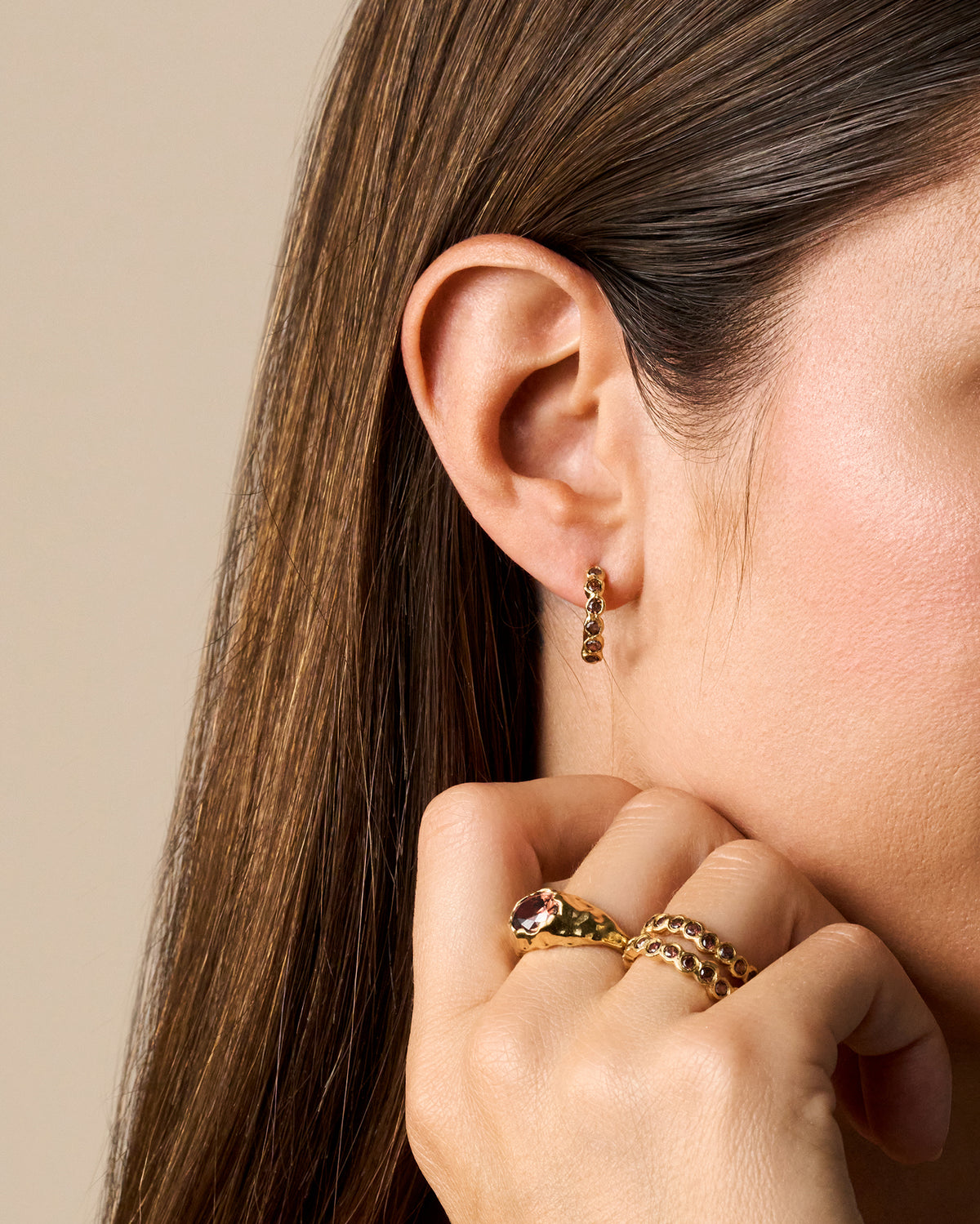 Frutina Brown Earrings