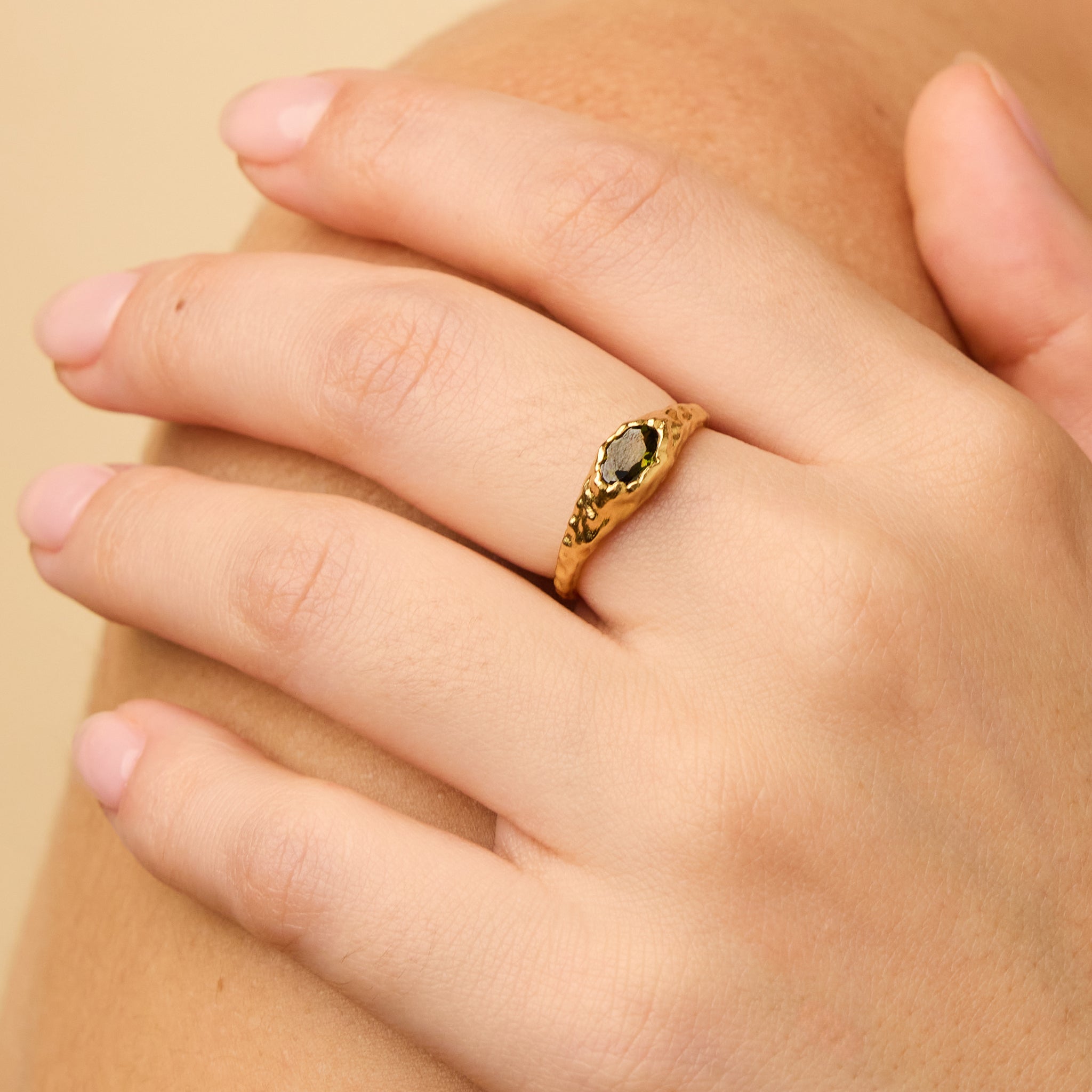 Maria Mini Green Ring