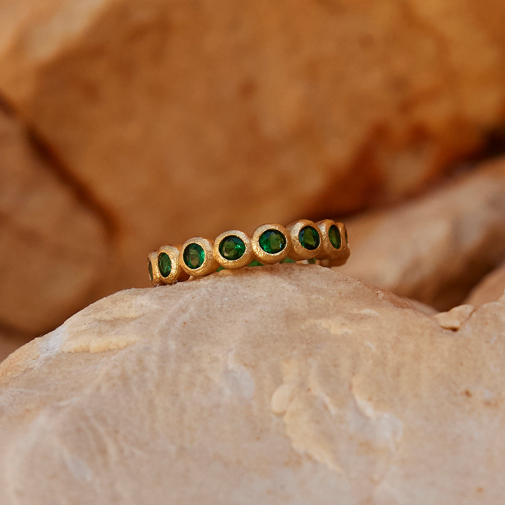 Anello Amélia Verde