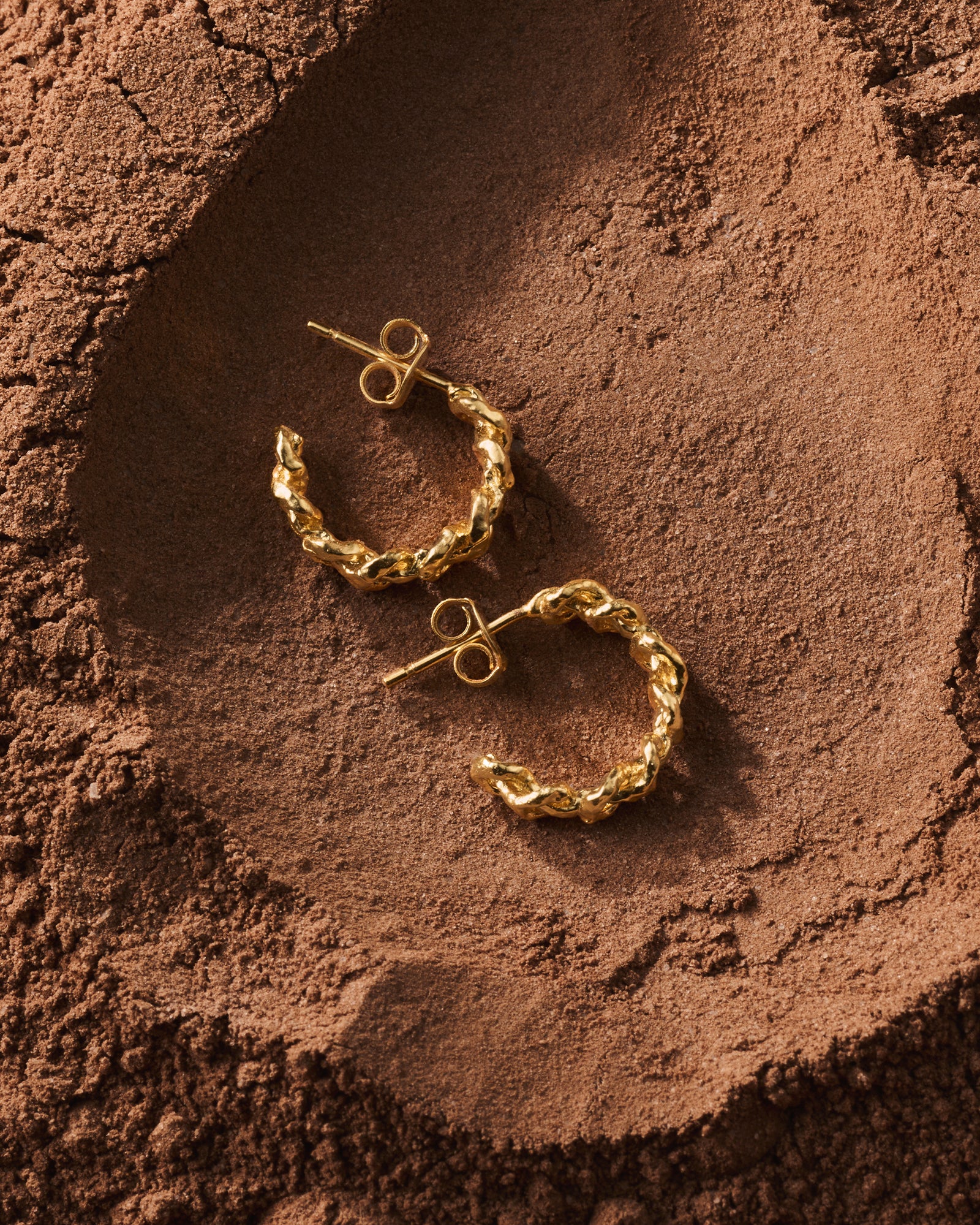 Nodi Hoop Earrings