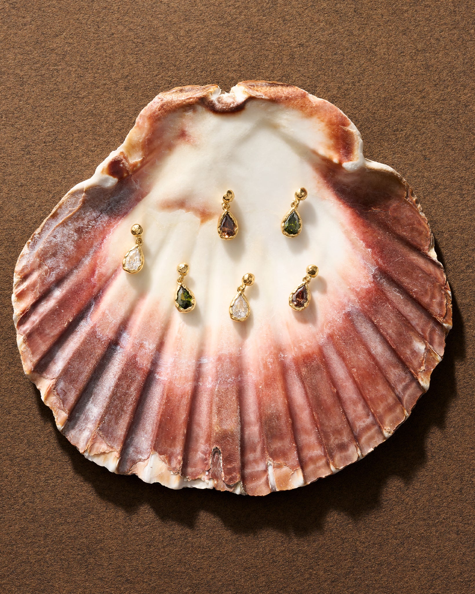 Lyséa Brown Earrings